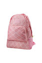 Mochila Dobrável Rosa Listras