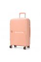 Mala De Viagem Grande 32kg em Polipropileno Granada Salmão com Expansor