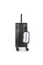 Kit Malas de Bordo 10kg Monaco Maloa Branco e Preto em Policarbonato com 2 Tags Decorativas Kit Malas de Bordo 10kg Monaco Maloa Branco e Preto em Policarbonato com 2 Tags Decorativas