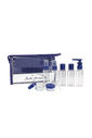 Kit de Frascos para Viagem de 10 Peças Azul Kit de Frascos para Viagem de 10 Peças Azul