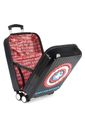 Mala de Viagem Pequena de Bordo 10kg Bordo Infantil Capitão America Preto Mala de Viagem Pequena de Bordo 10kg Bordo Infantil Capitão America Preto