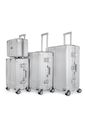 Kit de Viagem com 4 Peças Policarbonato ABS Noruega Maloa Prata