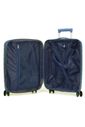 Mala de Viagem Grande 26 Chamonix Azul em polipropileno e com expansor Mala de Viagem Grande 26 Chamonix Azul em polipropileno e com expansor