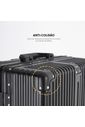 Mala de Viagem Média 23kg Policarbonato ABS Noruega Maloa Preto Mala de Viagem Média 23kg Policarbonato ABS Noruega Maloa Preto