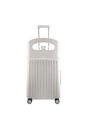 Mala de Viagem Pequena de Bordo 10 kg com Assento Infantil Policarbonato Grécia Maloa Branco Mala de Viagem Pequena de Bordo 10 kg com Assento Infantil Policarbonato Grécia Maloa Branco