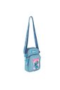 Mini Bolsa Shoulder Bag Jeans Stitch Love Azul
