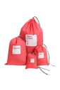 Kit Sacos Organizadores 4 Pecas Color Vermelho Melancia Kit Sacos Organizadores 4 Pecas Color Vermelho Melancia