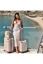 Mala de Viagem Pequena de Bordo 10Kg Croacia Maloa Bege Mala de Viagem Pequena de Bordo 10Kg Croacia Maloa Bege