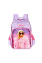 Conjunto de Mala de Bordo 10 kg e Mochila Infantil Barbie Pink