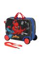 Mala de Viagem Infantil de Bordo em PC Homem-Aranha Preto