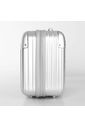 Conjunto Mala de Viagem Pequena de Bordo 10kg ABS Policarbonato com Expansor e Frasqueira Brasil Maloa Prata Conjunto Mala de Viagem Pequena de Bordo 10kg ABS Policarbonato com Expansor e Frasqueira Brasil Maloa Prata