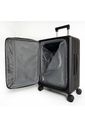 Mala de Viagem Pequena de Bordo 10Kg em Polipropileno 8 Rodas Dobravel Slim Cor:Preto Mala de Viagem Pequena de Bordo 10Kg em Polipropileno 8 Rodas Dobravel Slim Cor:Preto