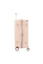 Mala de Viagem Pequena de Bordo 10kg com Expansor Katerini Bege