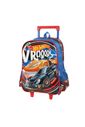 Kit Bolsa Escolar Infantil e Lancheira Hot Whells Vermelho