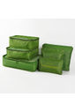 Kit Organizador De Mala 6 Peças Laundry Pouch Verde