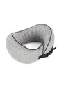 Almofada de Pescoço com Case para Guardar Cinza