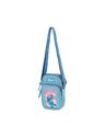 Mini Bolsa Shoulder Bag Jeans Stitch Love Azul