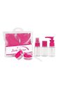 Kit de Frascos para Viagem de 7 Peças Pink Kit de Frascos para Viagem de 7 Peças Pink