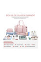 Bolsa de Viagem Multifuncional com USB Traveller Rosa Bolsa de Viagem Multifuncional com USB Traveller Rosa