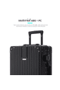 Mala de Viagem Pequena de Bordo 10 kg  ABS Policarbonato Toronto Maloa Preto