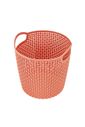 Cesto Organizador Loft Redondo Pequena Salmão Cesto Organizador Loft Redondo Pequena Salmão