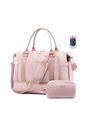 Bolsa de Viagem Multifuncional com USB Traveller Rosa Bolsa de Viagem Multifuncional com USB Traveller Rosa