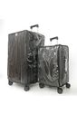Kit Mala de Viagem BAÚ Pequena 10kg e Grande 32kg Policarbonato Holanda Maloa Preto Kit Mala de Viagem BAÚ Pequena 10kg e Grande 32kg Policarbonato Holanda Maloa Preto