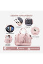 Bolsa de Viagem Multifuncional com USB Traveller Rosa Bolsa de Viagem Multifuncional com USB Traveller Rosa