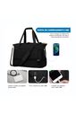 Bolsa de Viagem Multifuncional com USB Journey Preto Bolsa de Viagem Multifuncional com USB Journey Preto
