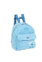 Kit Mochila Mochila Infantil e Mini Bolsa Shoulder Bag em Pelúcia Stitch & Xepa Azul Kit Mochila Mochila Infantil e Mini Bolsa Shoulder Bag em Pelúcia Stitch & Xepa Azul