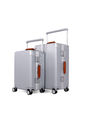Kit de Malas de Viagem 10kg e Media 23kg em Policarbonato Tóquio Maloa Prata Kit de Malas de Viagem 10kg e Media 23kg em Policarbonato Tóquio Maloa Prata