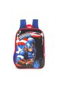 Mochila Escolar Infantil de Ombro Capitão América Azul Mochila Escolar Infantil de Ombro Capitão América Azul