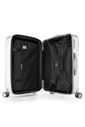 Kit Mala de Viagem Pequena de Bordo 10kg Brasil Prata e Mala Brasil Grande 32kg Prata Kit Mala de Viagem Pequena de Bordo 10kg Brasil Prata e Mala Brasil Grande 32kg Prata