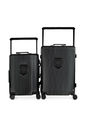 Kit de Malas de Viagem 10kg e Media 23kg em Policarbonato Tóquio Maloa Preto Kit de Malas de Viagem 10kg e Media 23kg em Policarbonato Tóquio Maloa Preto
