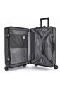 Mala de Viagem Média 23kg Policarbonato ABS Noruega Maloa Preto Mala de Viagem Média 23kg Policarbonato ABS Noruega Maloa Preto