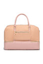 Bolsa de Viagem em Lona com Couro Sintético Urban Maloa Rosa