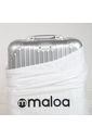 Mala de Viagem Pequena de Bordo 10 kg em Aluminio Dubay Maloa Prata