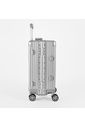 Mala de Viagem Pequena de Bordo 10kg Policarbonato ABS Noruega Maloa Prata
