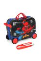 Mala de Viagem Infantil de Bordo em PC Homem-Aranha Preto