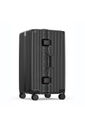 Kit Malas de Viagem 32kg Holanda Bau Maloa Branco e Preto com 2 Kits Organizadores Branco e Preto