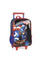 Kit Bolsa Escolar Infantil com Lancheira e Estojo Capitão América Azul
