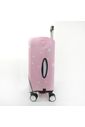 Capa de Mala Maloa Alça Tradicional Urso sem Curso Lingua Rosa