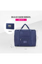 Bolsa de Viagem Dobrável Azul Quadrada