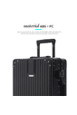 Compre Kit de Malas de Viagem Toronto Preto Media 23kg, Grande 32kg e Frasqueira e Leve 2 Capas Transparentes Preto