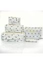 Kit Organizador De Mala 6 Peças Cactos Branco