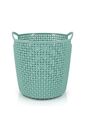Cesto Organizador Loft Redondo Pequena Turquesa
