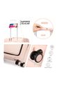 Kit Malas de Bordo 10kg Belgica Maloa Rosa e Preto em Policarbonato com Kit Washbag Rosa Kit Malas de Bordo 10kg Belgica Maloa Rosa e Preto em Policarbonato com Kit Washbag Rosa