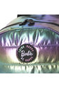 Barbie Mochila Escolar Juvenil Barbie Metalizado Preto