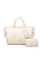 Bolsa de Viagem em Lona Weekend Maloa Bege