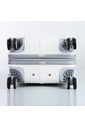 Kit Mala de Viagem Pequena de Bordo 10kg Brasil Branco e Mala Brasil Grande 32kg Branco Kit Mala de Viagem Pequena de Bordo 10kg Brasil Branco e Mala Brasil Grande 32kg Branco